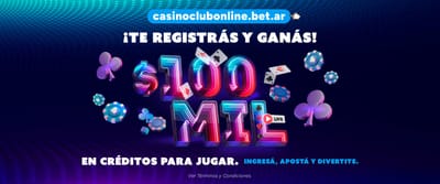 Welcome banner for online roulette casino